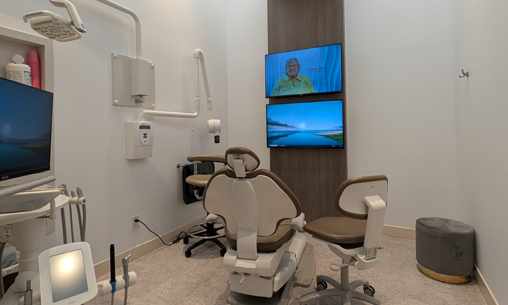 A treatment suite at Alta Dental Studio